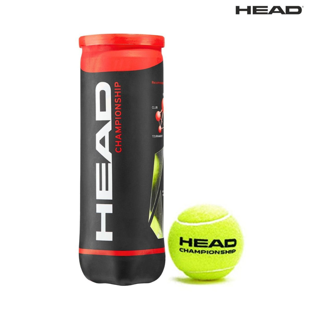HEAD CHAMPIONSHIP 3 TENNIS BALLS PER CAN