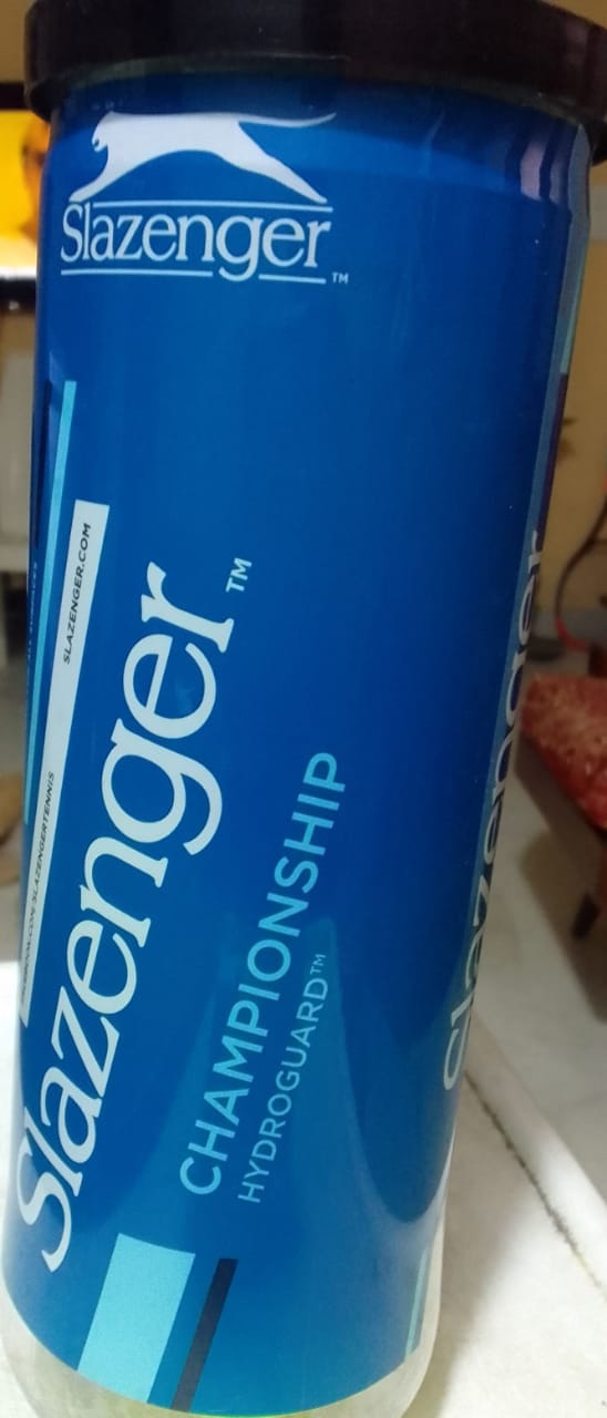 Slazenger Championship Hydro Guard. 3 balls in a Can
