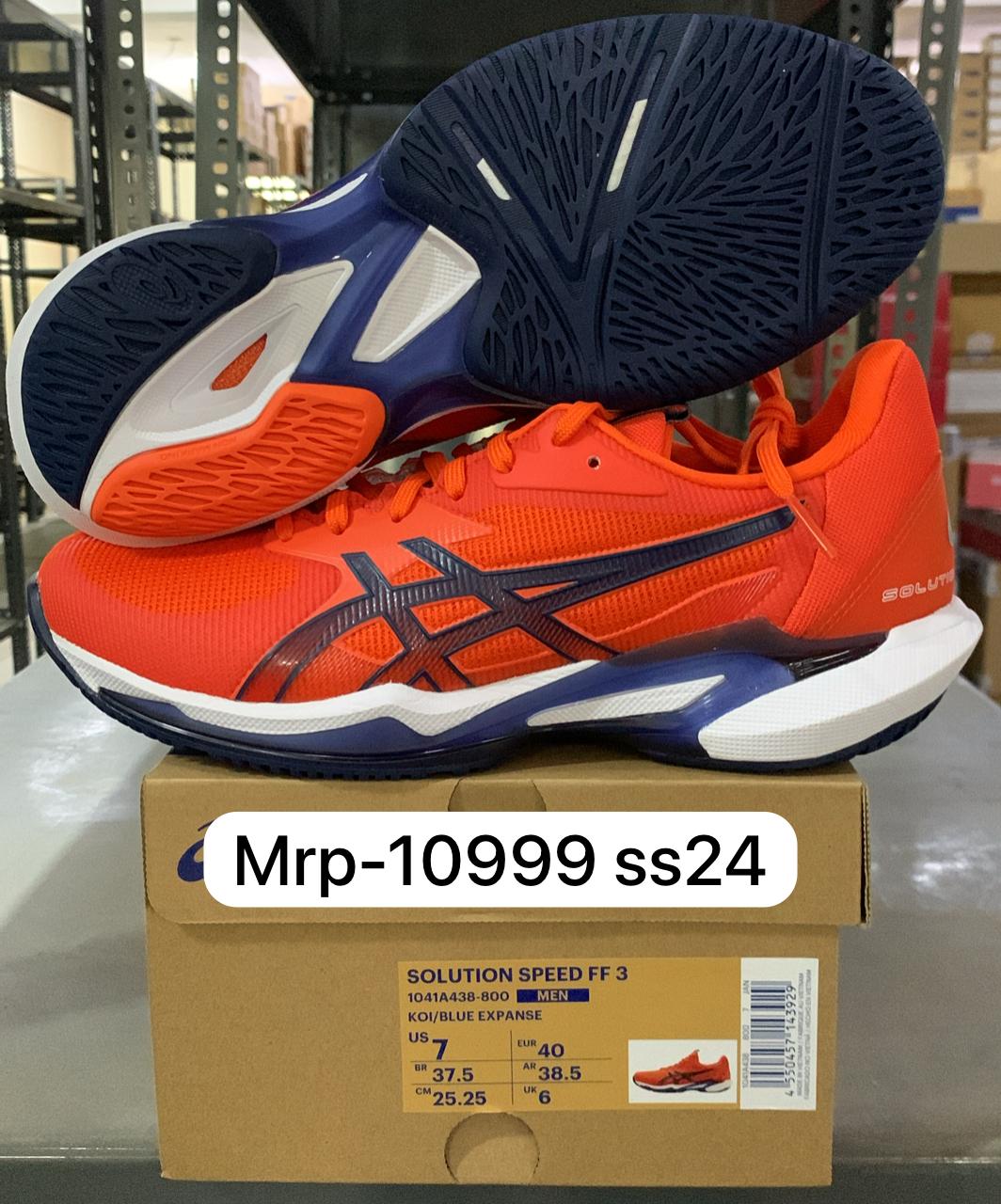 AsICS solution speed ff3 /red; UK9