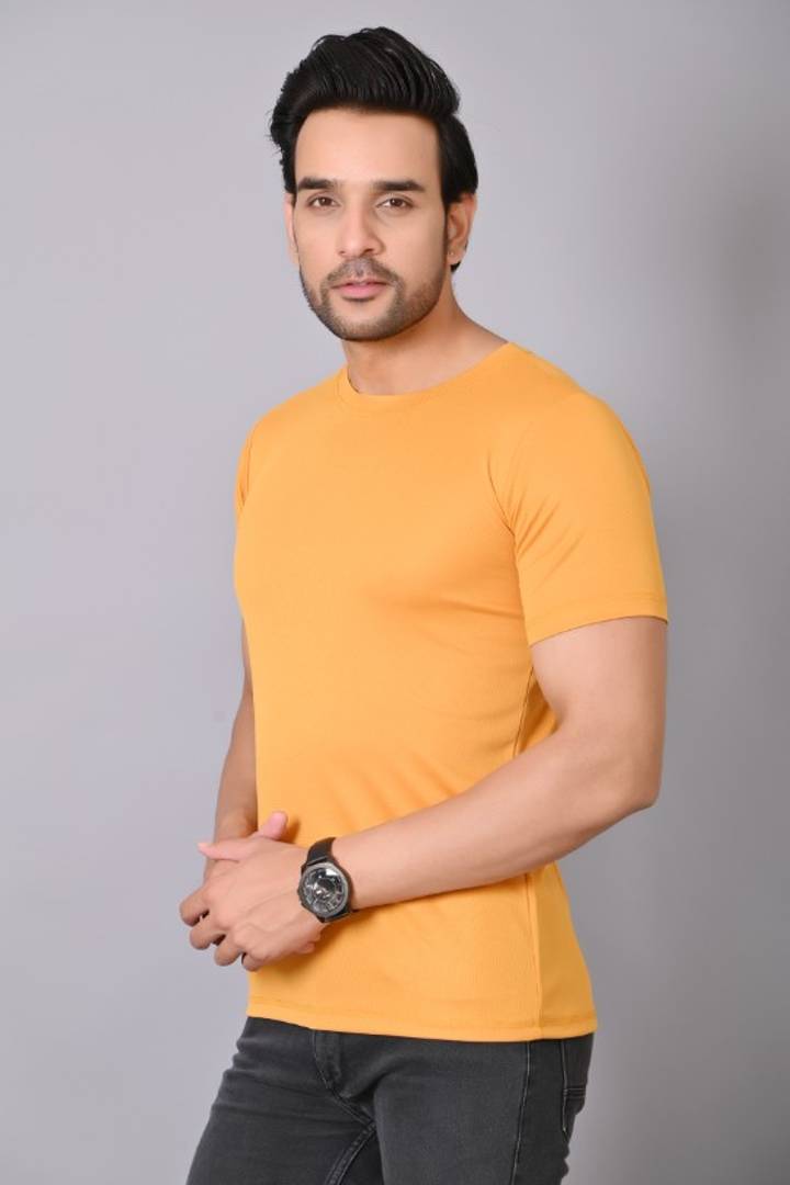 Men Polyester Sports T-Shirt