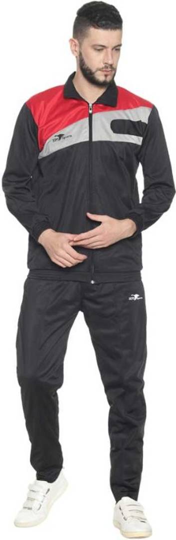 Solid Sports Polyster Tracksuit